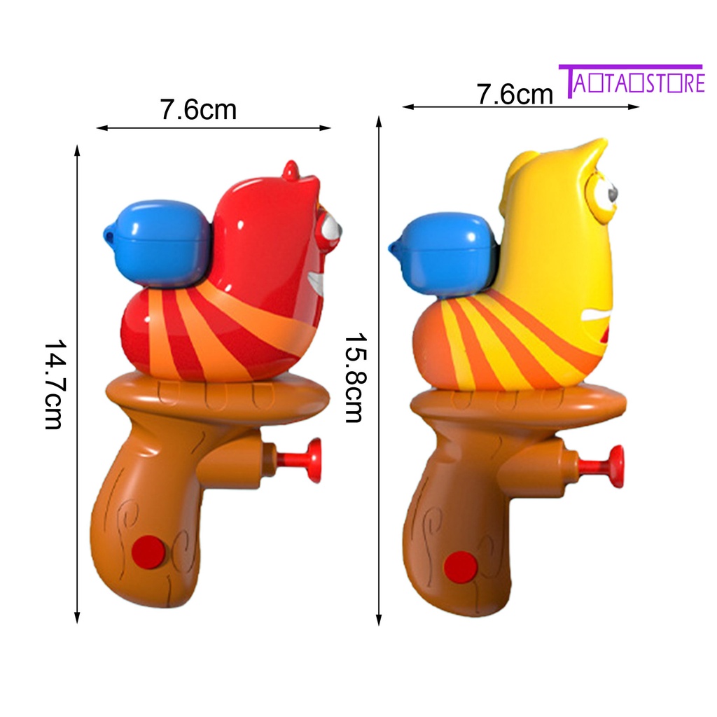 Đồ Chơi Bắn Nước Bằng ABS Cỡ Lớn 4-6cm Họa Tiết Hoạt Hình Vui Nhộn Cho Bé Khi Tắm
