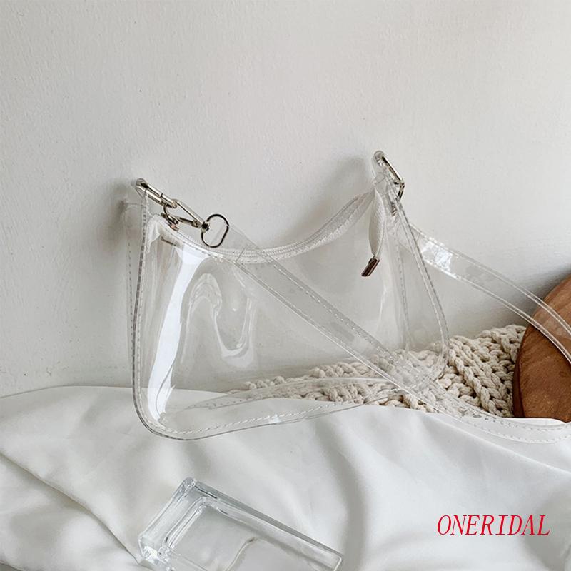 Túi Xách Đeo Dưới Cánh Tay Màu Trơn Kiểu Vintage Thời Trang Cho Nữ