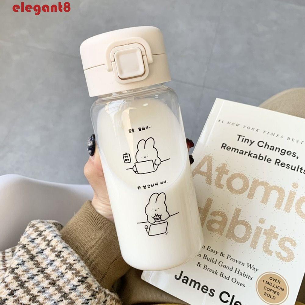 Bình Nước Họa Tiết Thỏ Hoạt Hình Dễ Thương