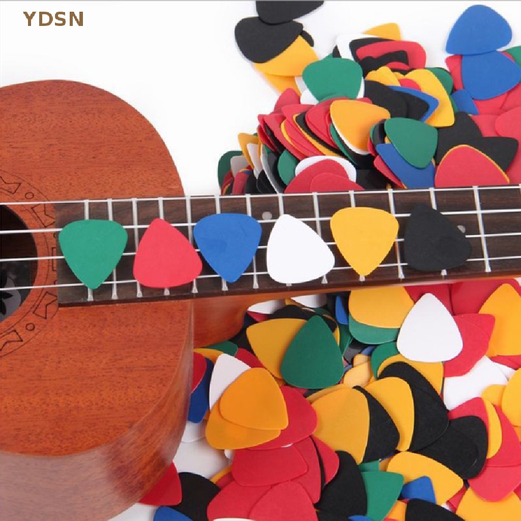 Set 100 Miếng Gảy Đàn Guitar / Ukulele / Bass Bằng ABS