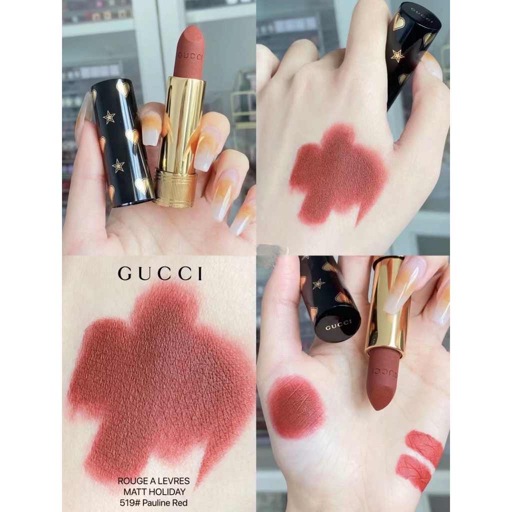 Son Môi Gucci Màu Lì Phiên Bản Giới Hạn 217 519 25
