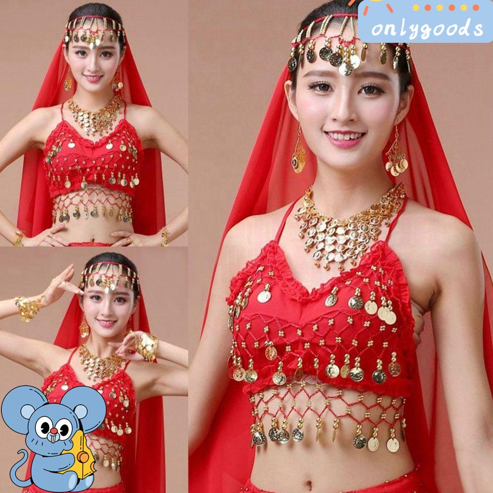 Áo Ngực Nhảy Múa Bụng Thái Lan / Ấn Độ / Ả Rập Phối Tua Rua Quyến Rũ