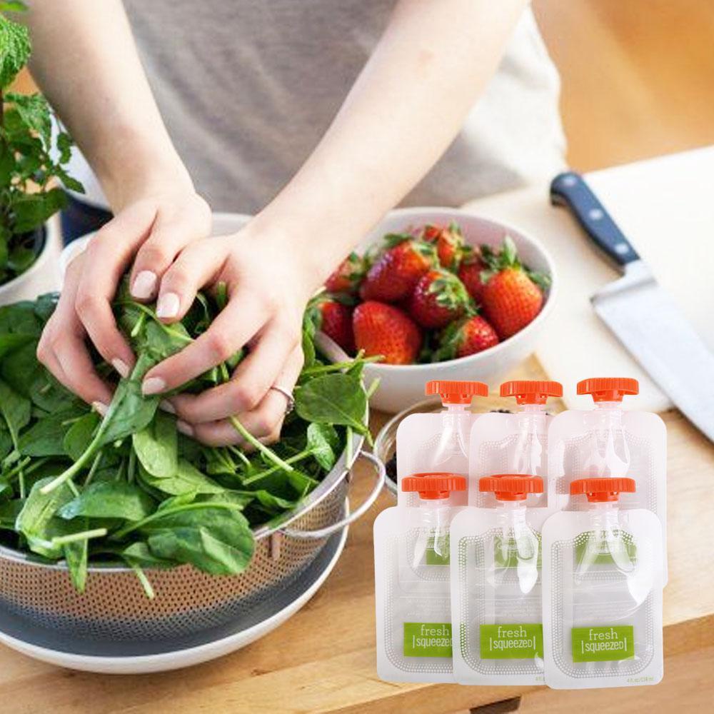 BARRY Túi Đựng Thực Phẩm Siêu Nhẹ Có Thể Tái Sử Dụng Cho Bé