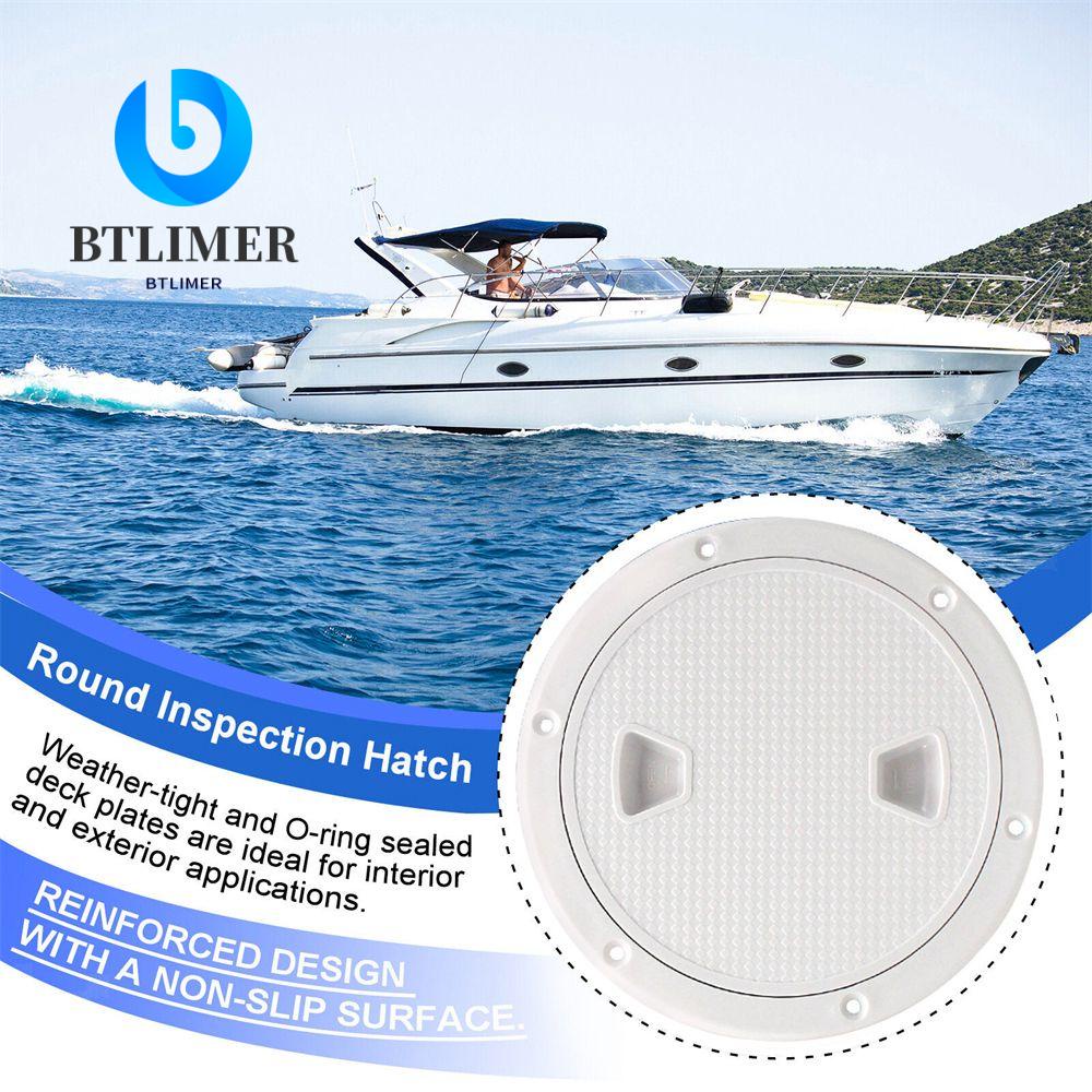 BTLIMER Vỏ Bọc Bảng Điều Khiển Thuyền Hình Tròn 8 Inch Màu Trắng