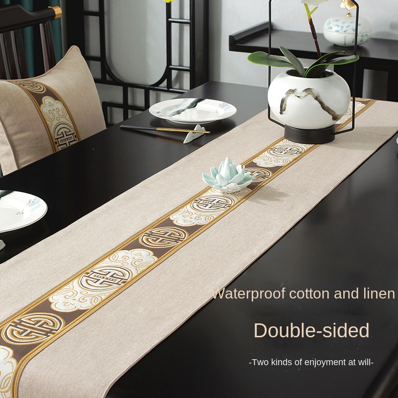 Khăn Trải Bàn Chống Thấm Nước Phong Cách Trung Hoa