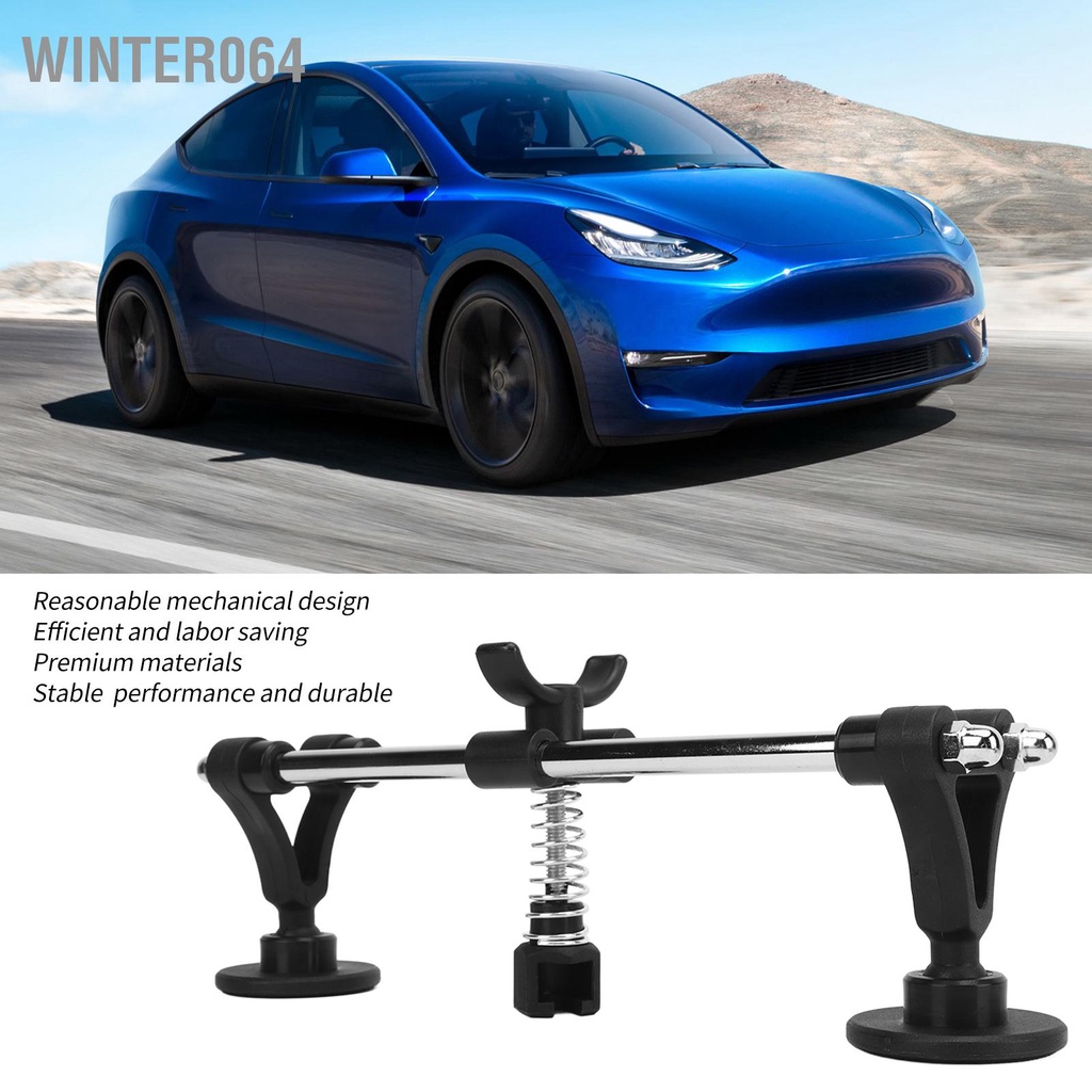 Winter064 Cầu đôi cực Dent Puller Bộ dụng cụ sửa chữa vết lõm không sơn bền bỉ Đa năng cho ô tô