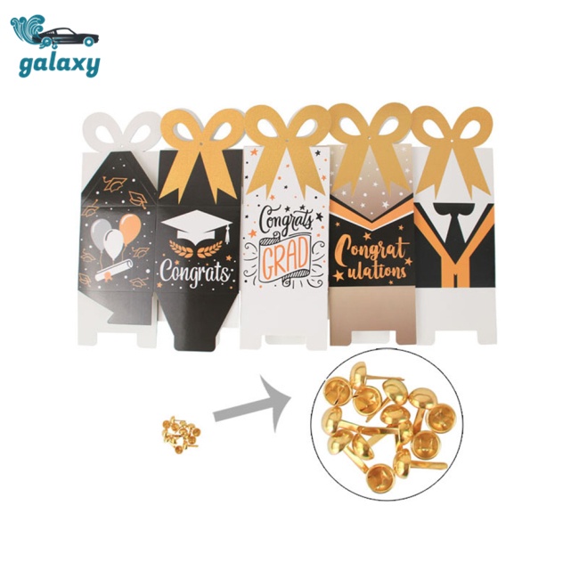 Galaxy Bộ 12 Hộp Đựng Kẹo / Sô Cô La / Quần Áo / Nón Tốt Nghiệp