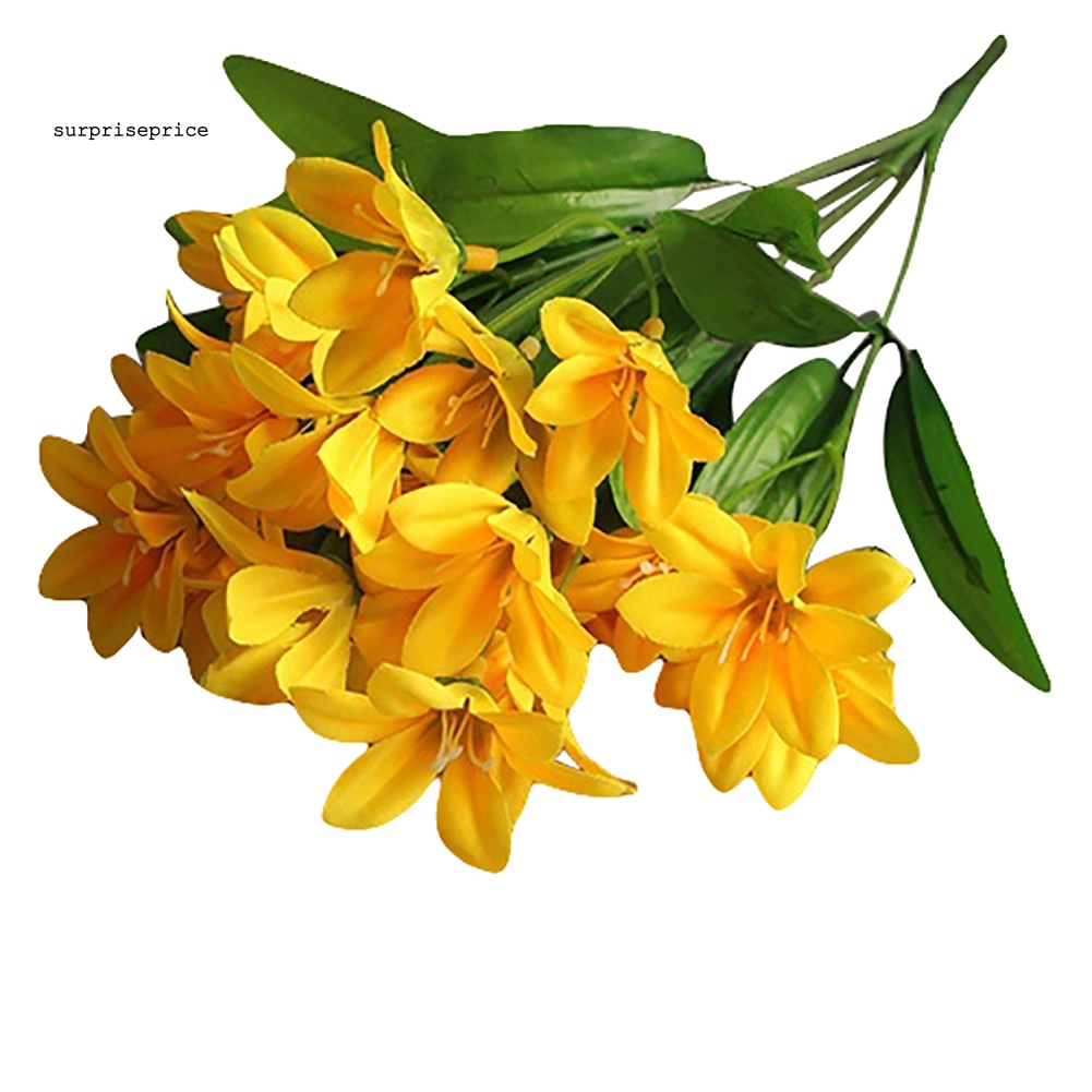 1 Bó Hoa Lily Giả Mini Trang Trí Nhà, Văn Phòng, Tiệc Cưới