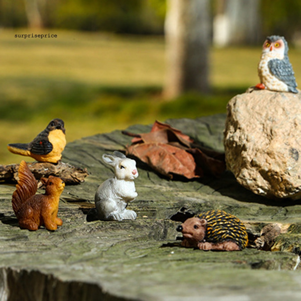 Spa Set 10 Bức Tượng Gnomes Vẽ Tay Cho Nhà Búp Bê