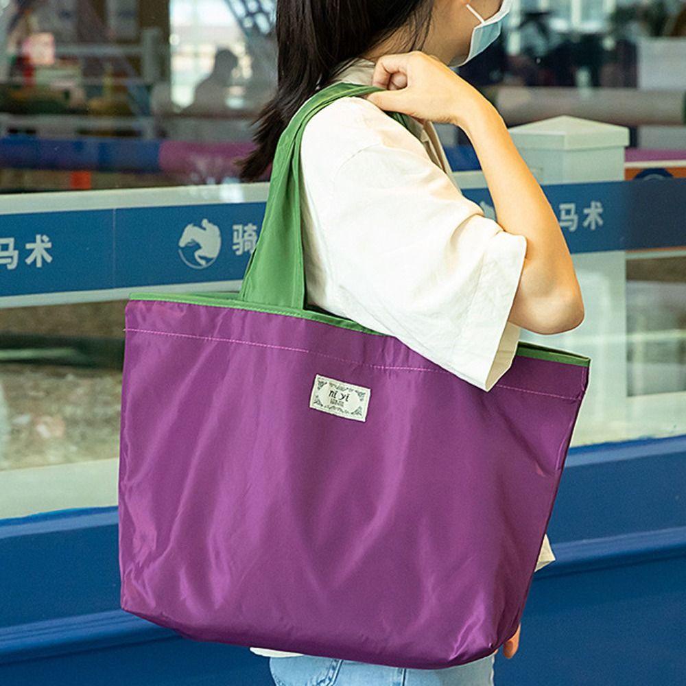 Needway Túi Xách Dây Rút Đựng Đồ Trang Điểm / Kẹp Nách Sức Chứa Lớn In Họa Tiết Sáng Tạo Phong Cách Hàn Quốc Cho Nữ