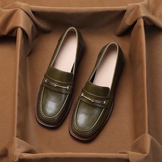 Size station - giày loafer đai mảnh 4cm 400016