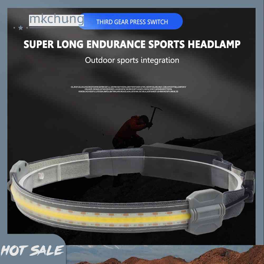 Đèn LED COB Đeo Trán Mini Sạc USB Dùng Khi Chạy Bộ / Cắm Trại