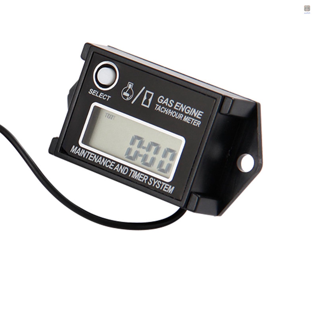 Đồng Hồ Đo Tốc Độ Kỹ Thuật Số LCD RPM Cho Xe Máy 2 / 4