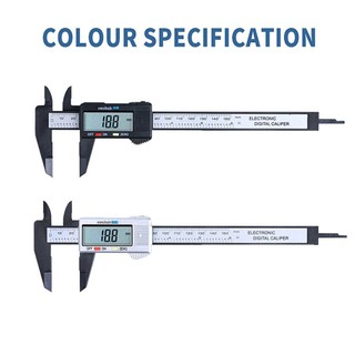 Electronic Digital Display Vernier Caliper 0-150MM Large LCD Screen Plastic