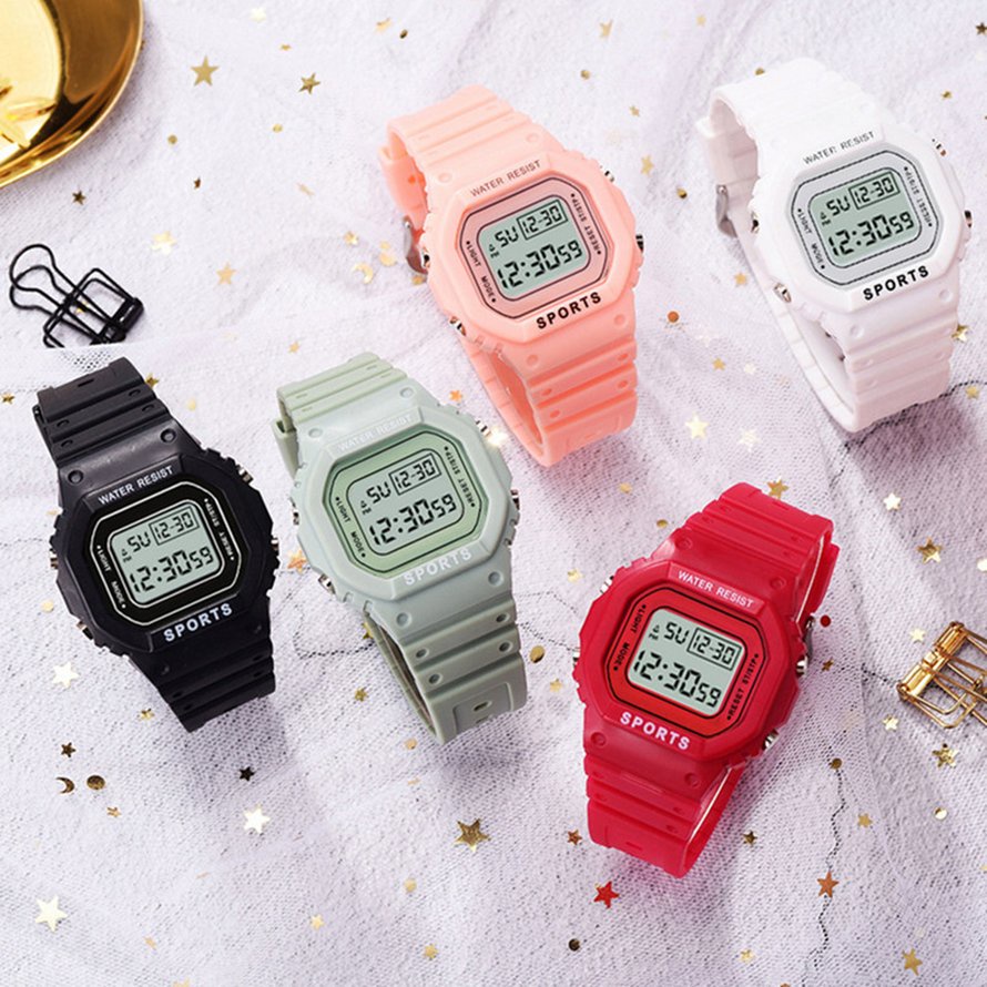 Big Cargo Net Unicorn Sports Electronic Watch Match Male And Female Square