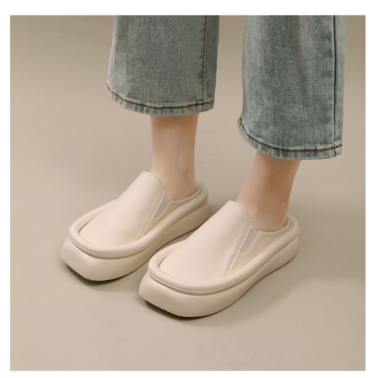 Hàng Mới Về Dép Mũi Vuông Đế Bằng Thời Trang Mùa Hè 2023 Dành Cho Nữ