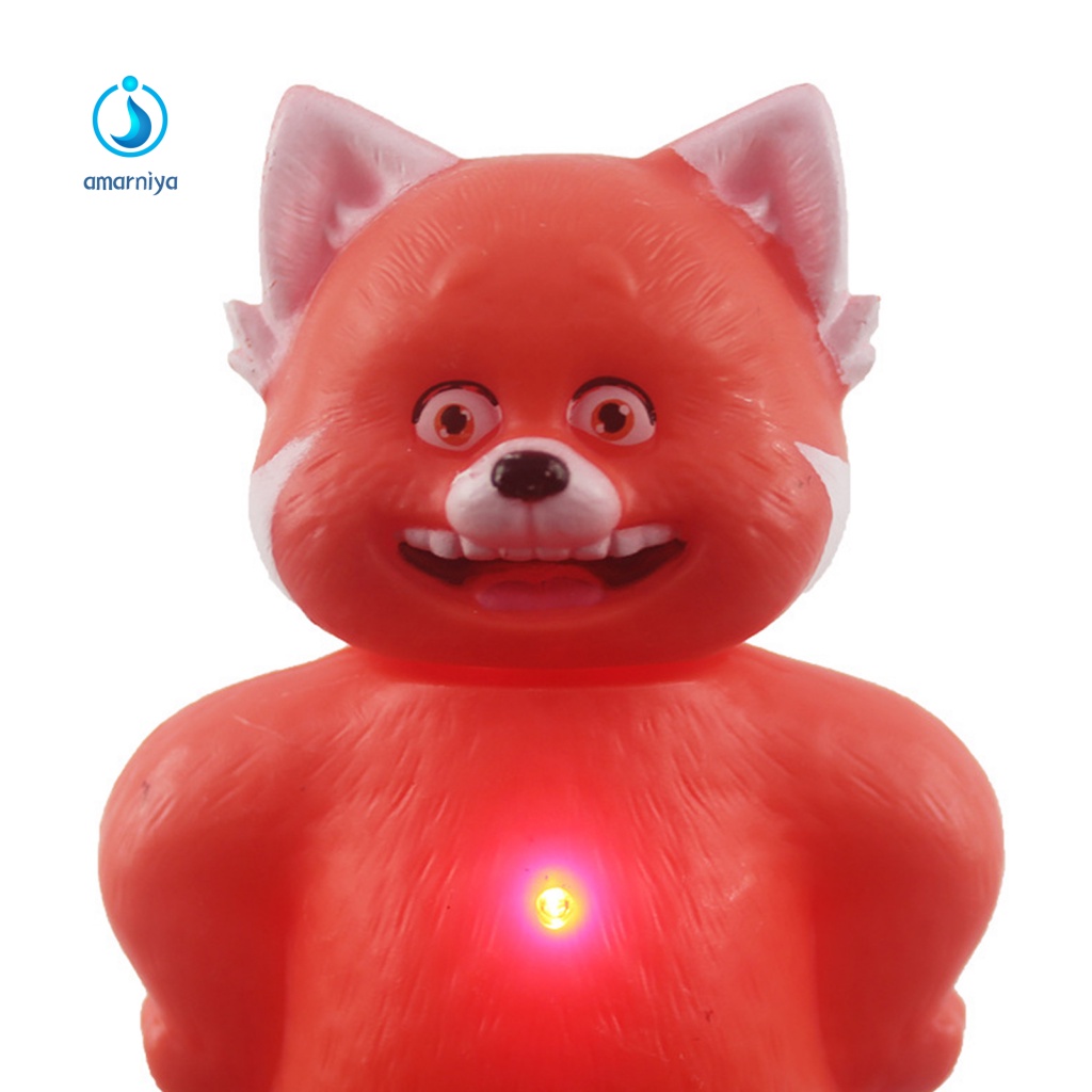 Set 5 Mô Hình Gấu Trúc Đỏ Hoạt Hình Dễ Thương