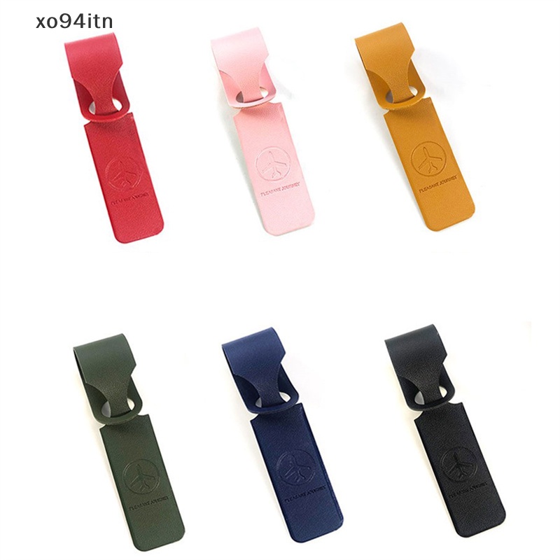 Thẻ Đeo Hành Lý Bằng Da PU Thiết Kế Độc Đáo Thời Trang