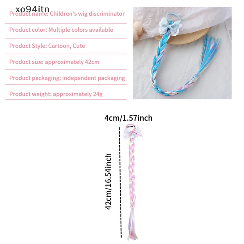 Dây Buộc Tóc Hình Bướm Hoạt Hình Nhiều Màu Dễ Thương Cho Bé Gái