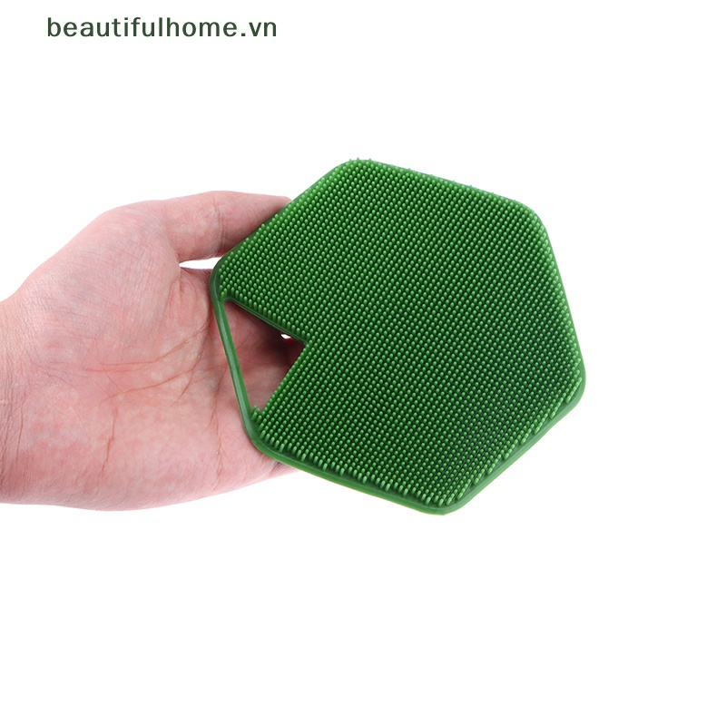 Bàn Chải Tắm Silicone Tẩy Tế Bào Chết Mát Xa Làm Sạch Da