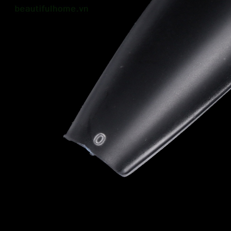 Hộp 500 Móng Tay Giả Múa Ba Lê Trong Suốt Che Phủ Toàn Diện