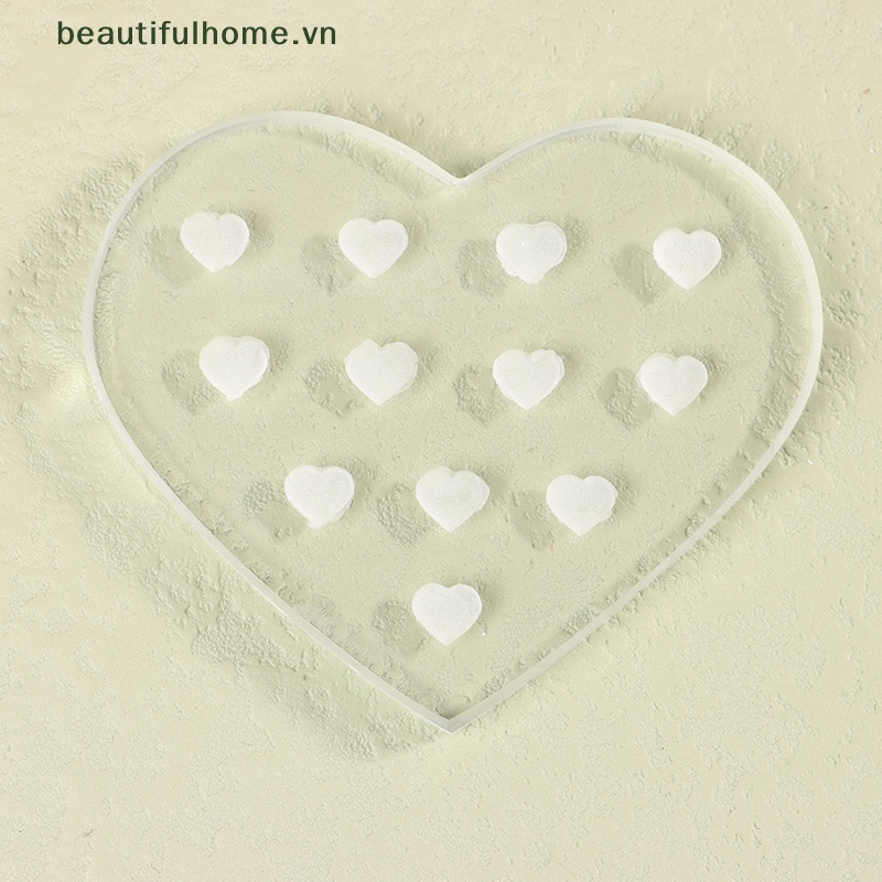 Khay Đựng Lông Mi Giả Bằng Acrylic Hình Trái Tim Độc Đáo