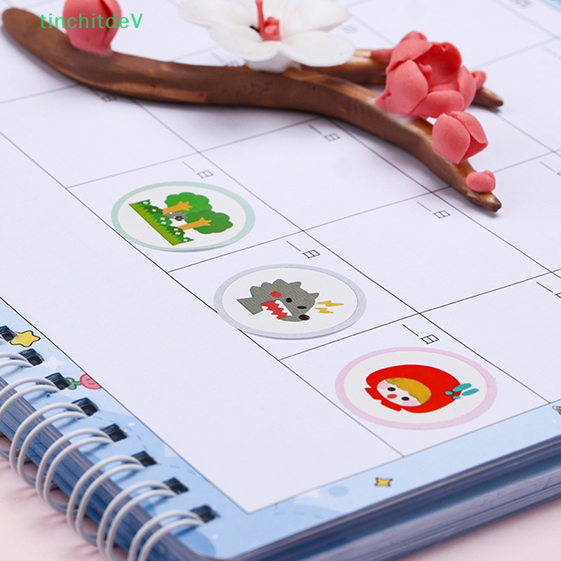 Bộ 500 Miếng Dán Hình Động Vật Dễ Thương Dùng Làm Phần Thưởng Cho Học Sinh