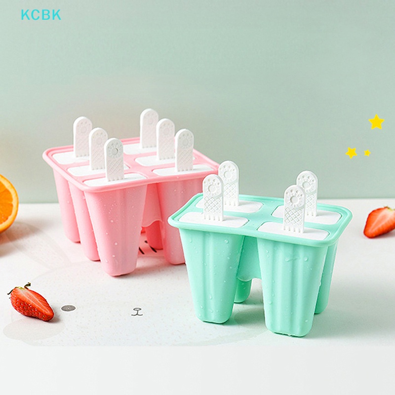 Khuôn Silicone Làm Kem Que 6 Ngăn Tiện Dụng