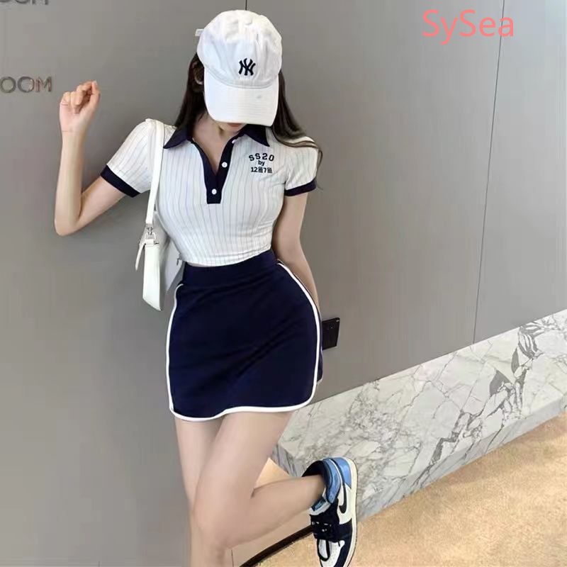Set Áo Polo Và Chân Váy Phong Cách Thể Thao Năng Động Cho Nữ