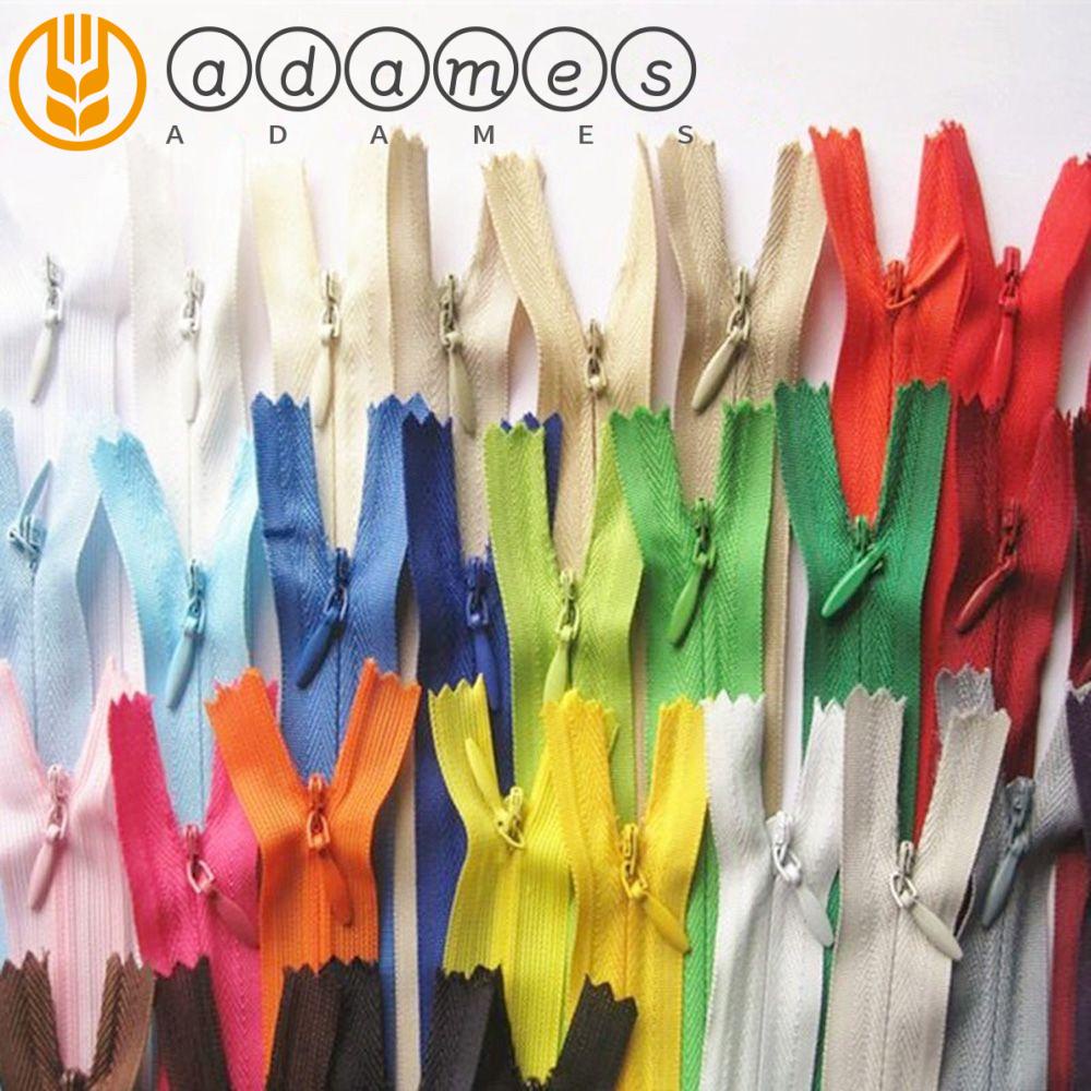 Set 10 Dây Khóa Kéo Nylon 35cm Nhiều Màu Sắc Dùng May Quần Áo Chuyên Nghiệp