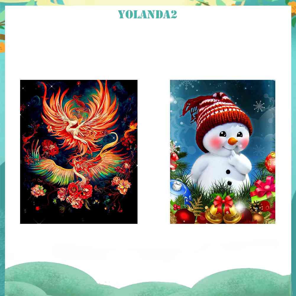 Bộ Tranh Đính Đá 5D Họa Tiết Hoạt Hình Độc Đáo DIY Dùng Trang Trí Nhà Cửa