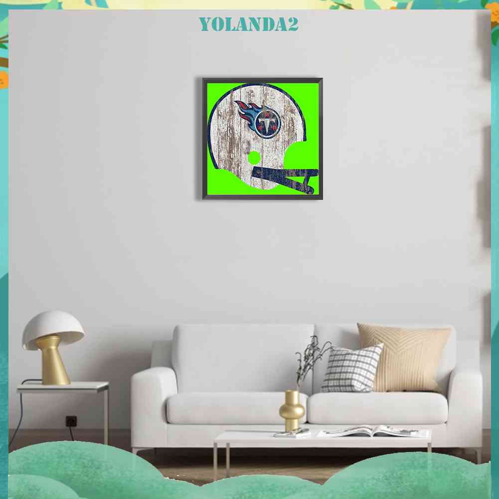 Tranh Đính Đá Kim Cương Toàn Bộ 5D DIY Hình Tennessee Titans