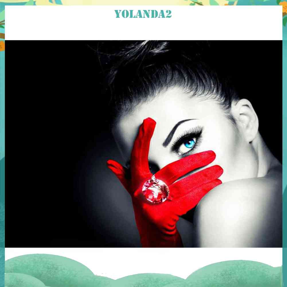 Tranh Đính Đá Kim Cương Toàn Bộ 5D DIY Hình Vẽ Người Đẹp Trang Trí Nhà Cửa