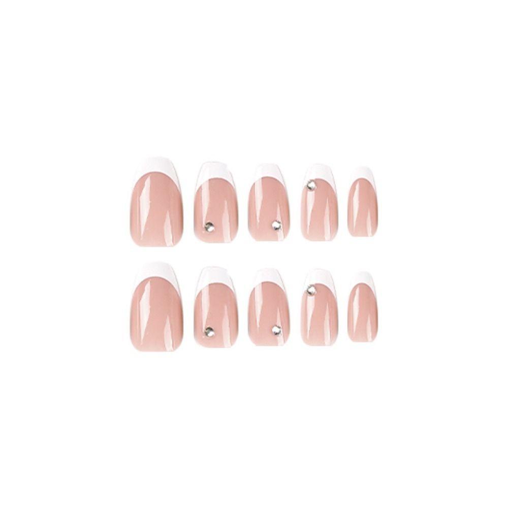 Set 1 24 Móng Tay Giả Phủ Toàn Diện DIY Thời Trang Ốp|Phụ Kiện Chuyên Dụng Dành Cho Múa Ba Lê