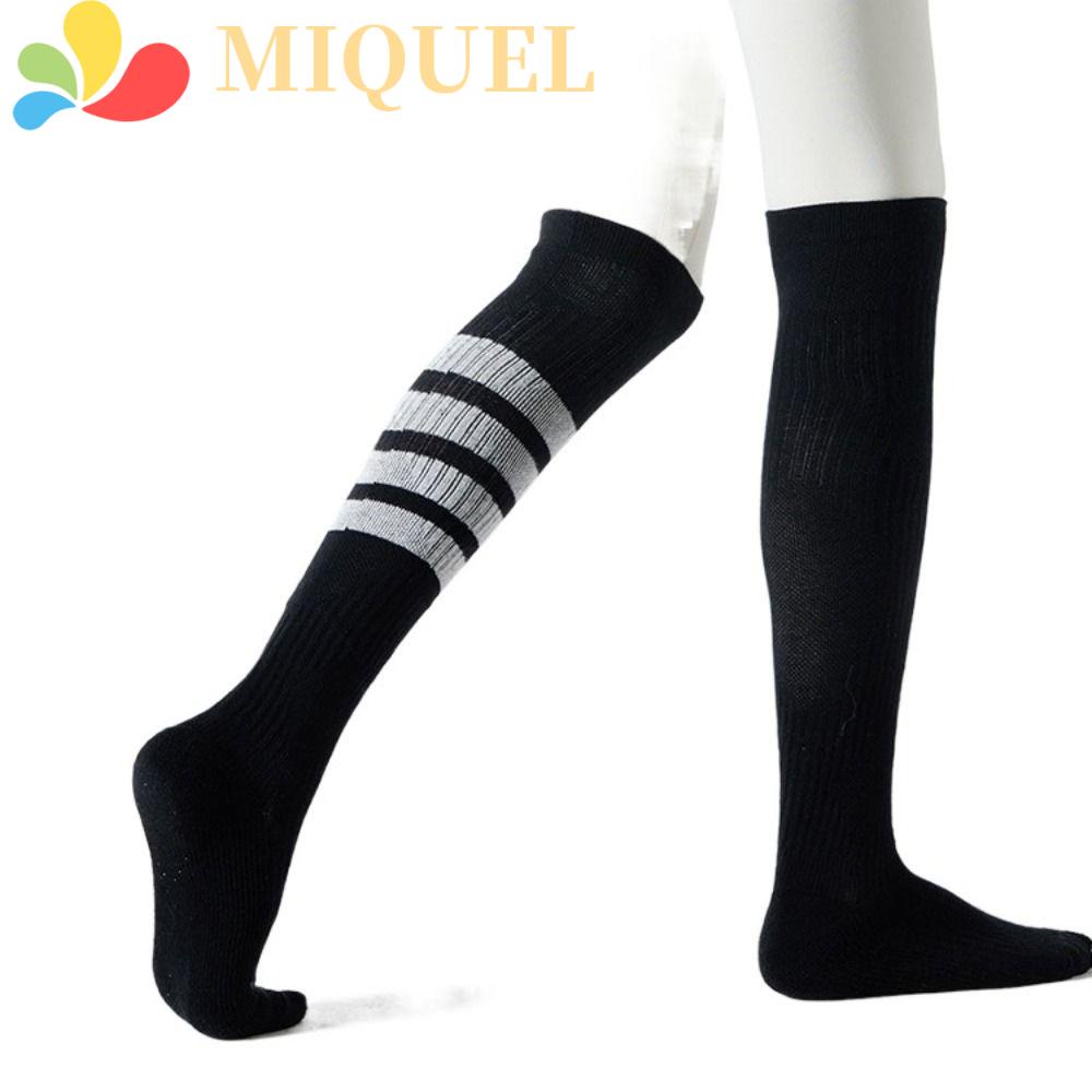 Vớ Thể Thao Dài Co Giãn Họa Tiết Kẻ Sọc Ấm Áp Độc Đáo Cho Nữ