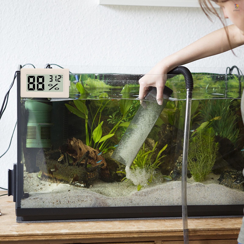 Nhiệt Kế Kỹ Thuật Số Màn Hình LCD Chống Thấm Nước NTC Probe - 500 Cho Bể Cá°C~110°C Nhà Kính Chuyên Dụng Cho Tủ Lạnh Chất Lượng Cao