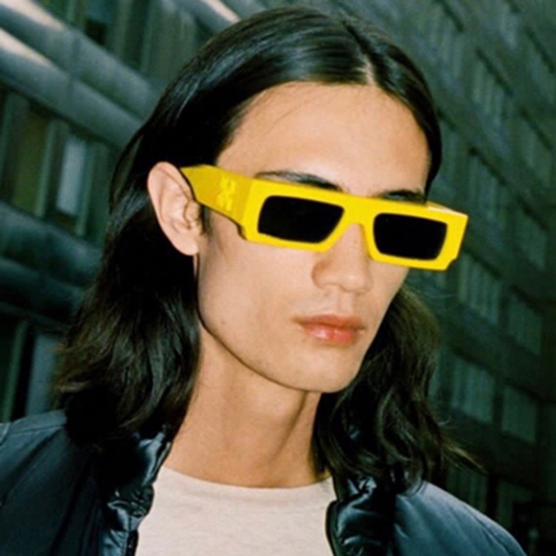 (AIMURUSI) COD X Kính Râm Gọng Vuông Nhỏ In Họa Tiết Phong Cách Hip Hop Đường Phố Âu Mỹ Hợp Xu Hướng Thời Trang