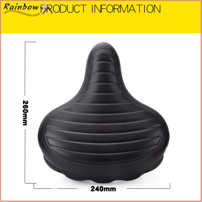 Yên Xe Đạp Điện Dày Dặn Bản Rộng Mềm Mại Chống Trượt Chống Thấm Nước