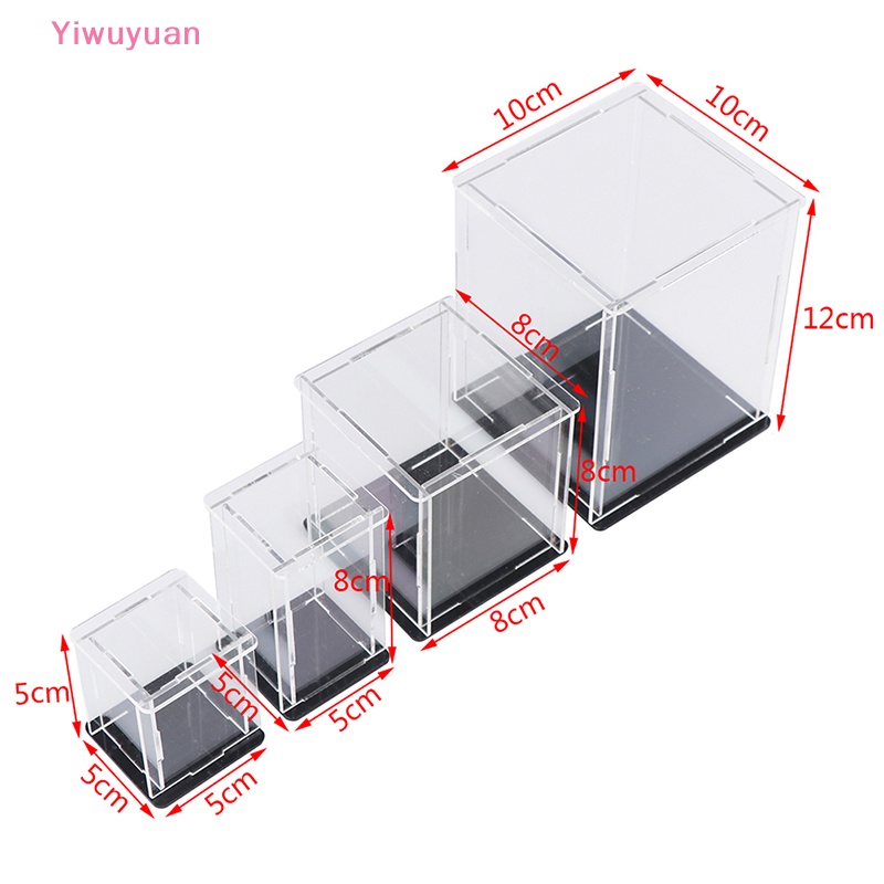 Hộp Đựng Đồ Chơi Khối Lập Phương Bằng Acrylic Trong Suốt Chống Bụi UV Mới