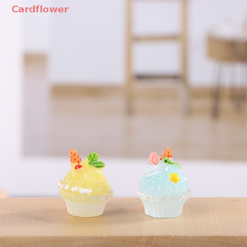 5 Ly Kem Đồ Ăn Tráng Miệng Mini Cho Nhà Búp Bê Mới