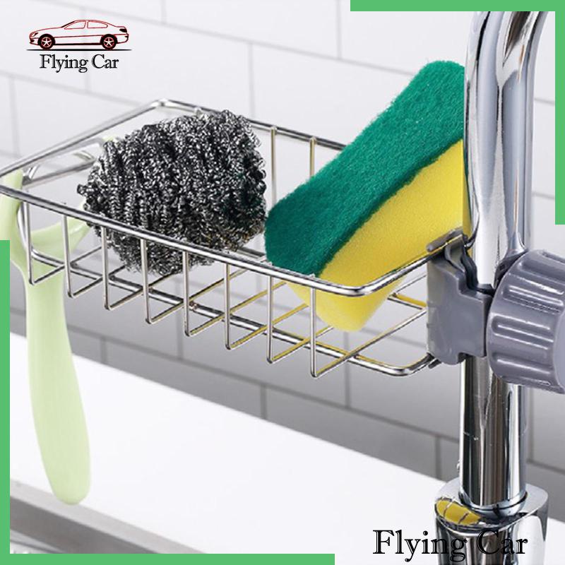 Giá Đỡ Bằng Thép Không Gỉ Để Bọt Biển Rửa Chén Tiện Lợi Dành Cho Bồn Rửa Nhà Bếp Phòng Tắm Lzdjf