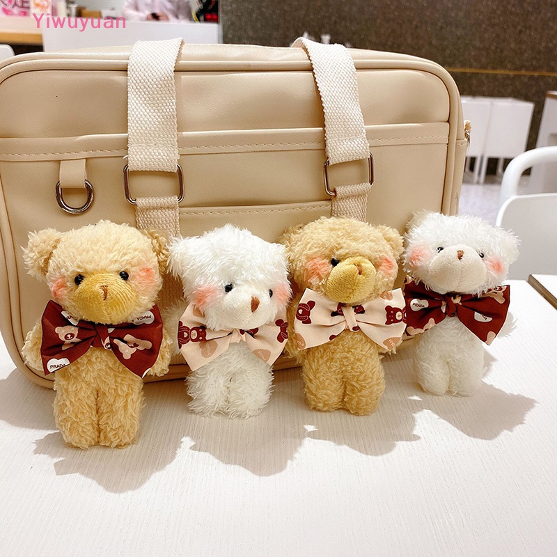 < Yiwuyuan > Móc Điện Thoại / Chìa Khóa / Túi Xách Hình Gấu Bông Thủ Công DIY Đáng Yêu Mới