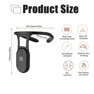Posture Trainer Hunchback Corrector Adjustable Children Smart Upper Back Brace Clavicle Support Posture Correctors