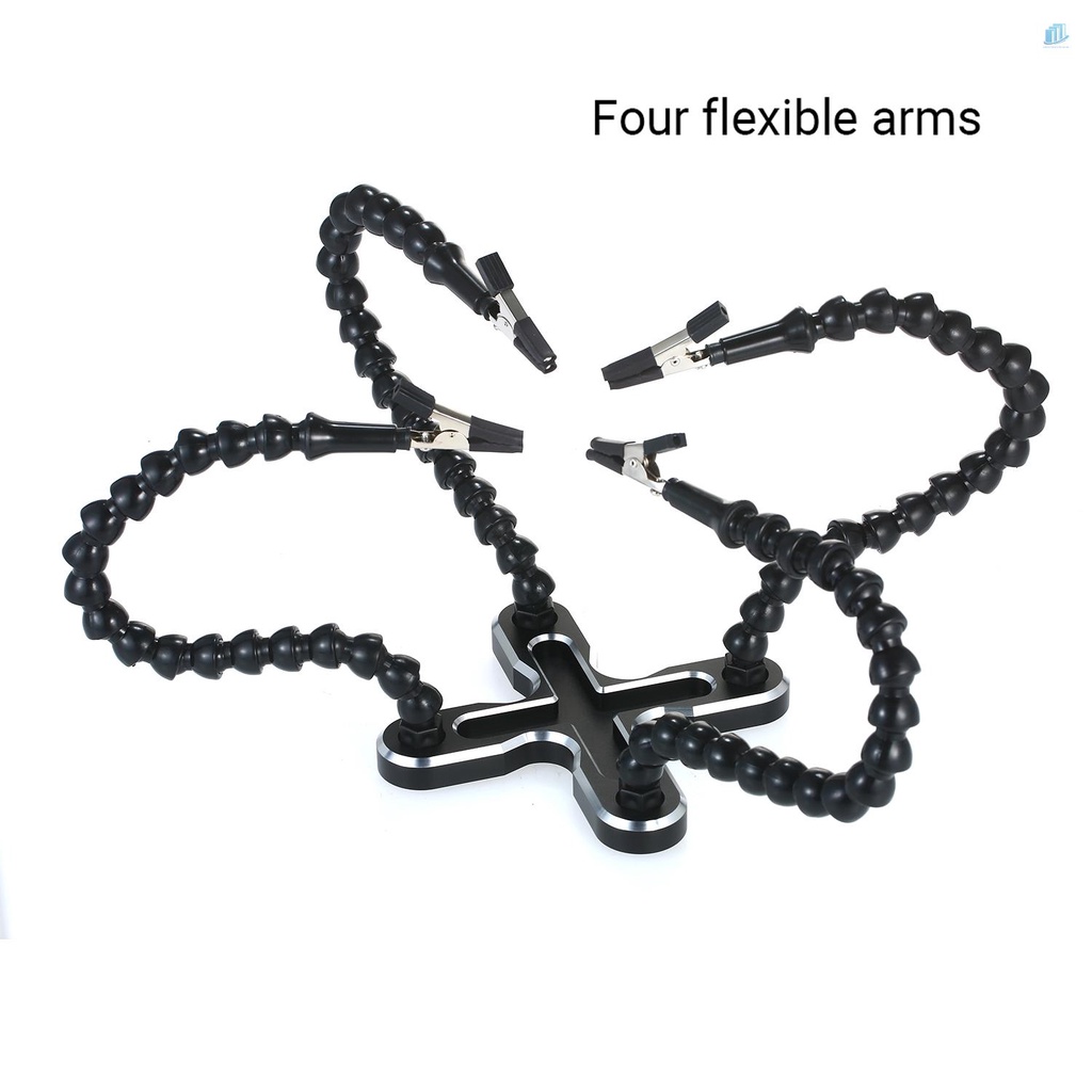 Giá Đỡ Đầu Hàn Linh Hoạt 4 Cánh Tay Bằng Hợp Kim Đa Năng