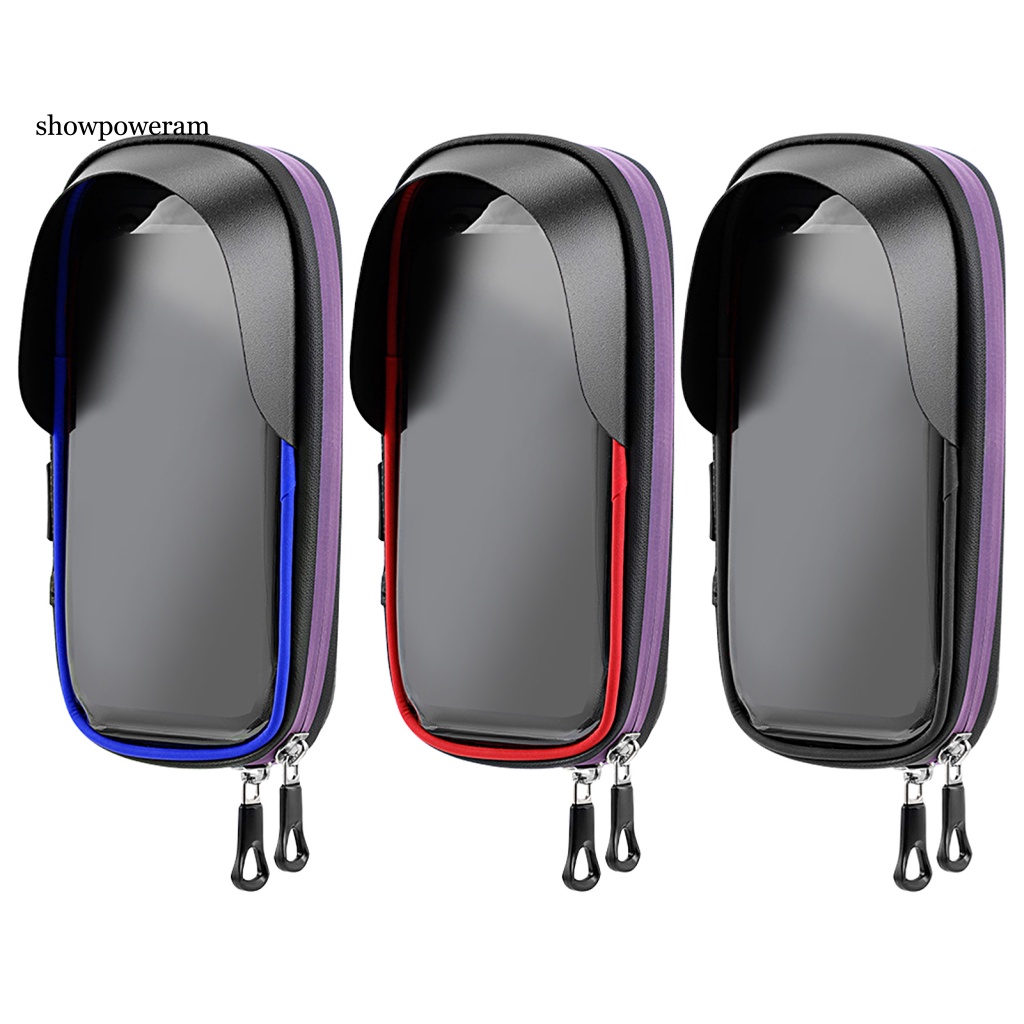 1 Bộ Túi Đựng Điện Thoại Đa Hướng Gắn Tay Lái Xe Đạp Có Thể Chạm Màn Hình Cảm Ứng