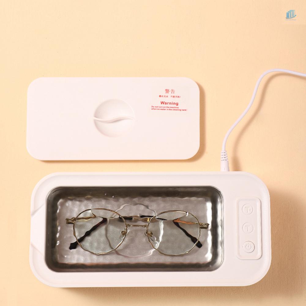 Máy Làm Sạch Mắt Kính 2 Cấp Độ IP54 400ml 47KHz Bằng Thép Không Gỉ