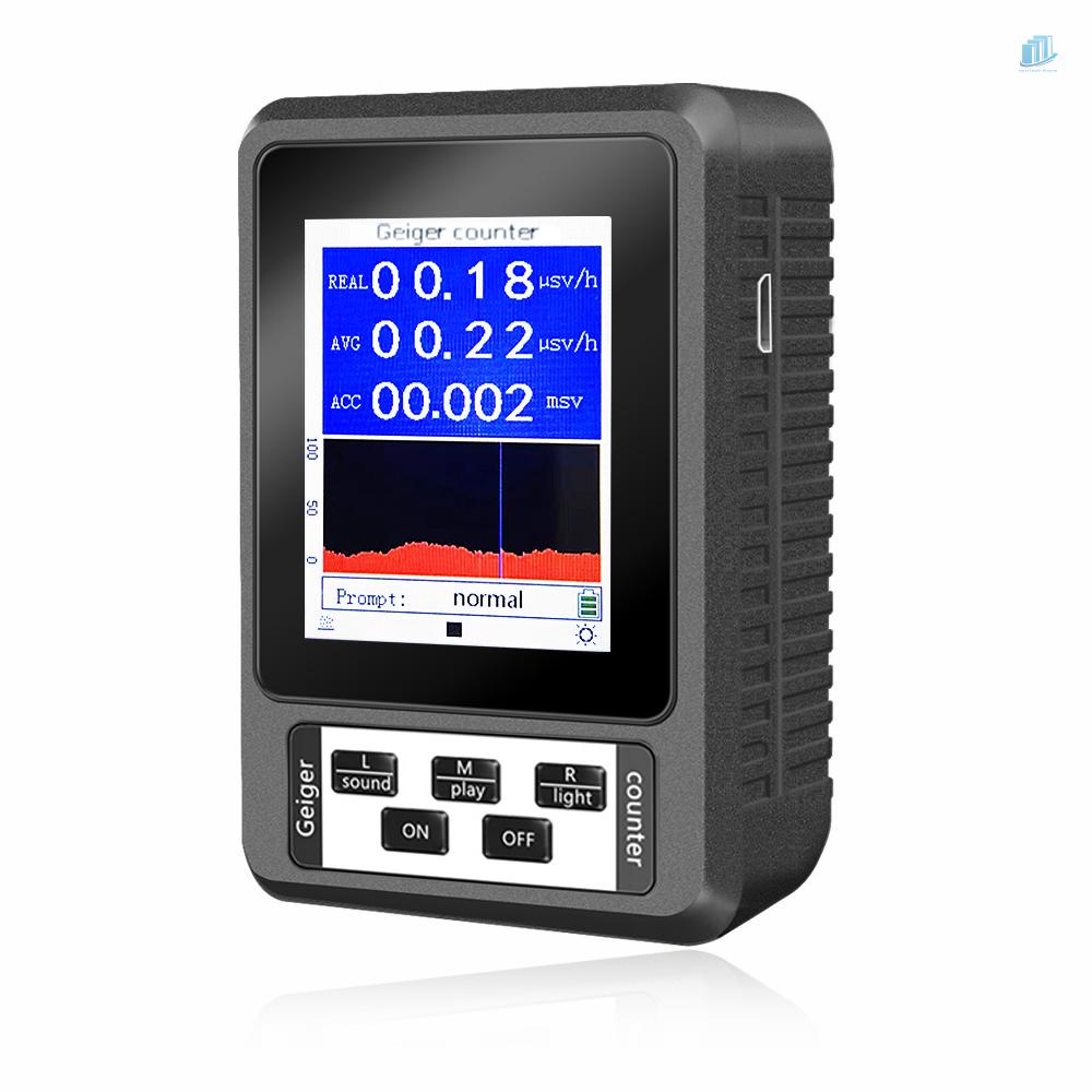 (s2mwvn) Máy Đếm Bức Xạ Hạt Nhân Cầm Tay Geiger X-Ray - rays - rays Khử Trùng Thời Gian Thực Thiết Thực Gia Dụng