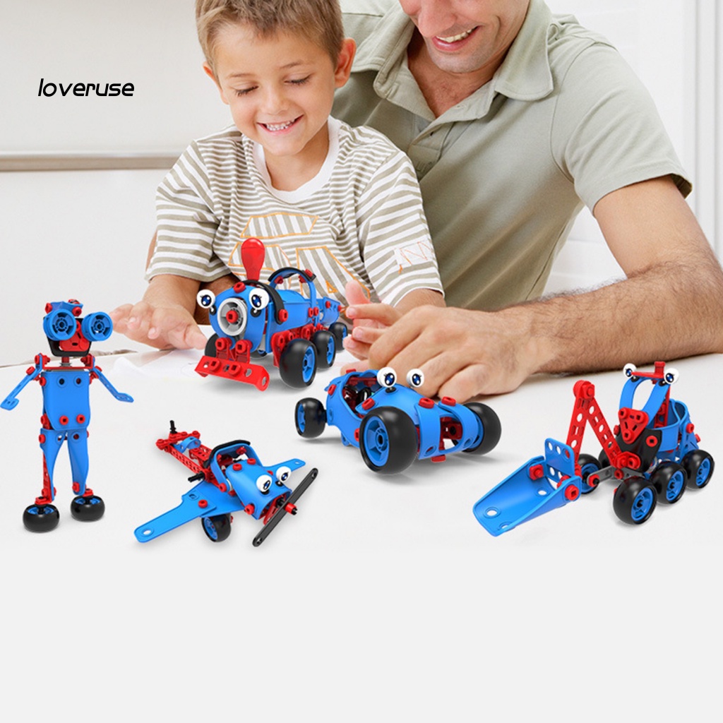 Bộ 143 Khối Xây Dựng Đồ Chơi Kèm Xô Cho Bé