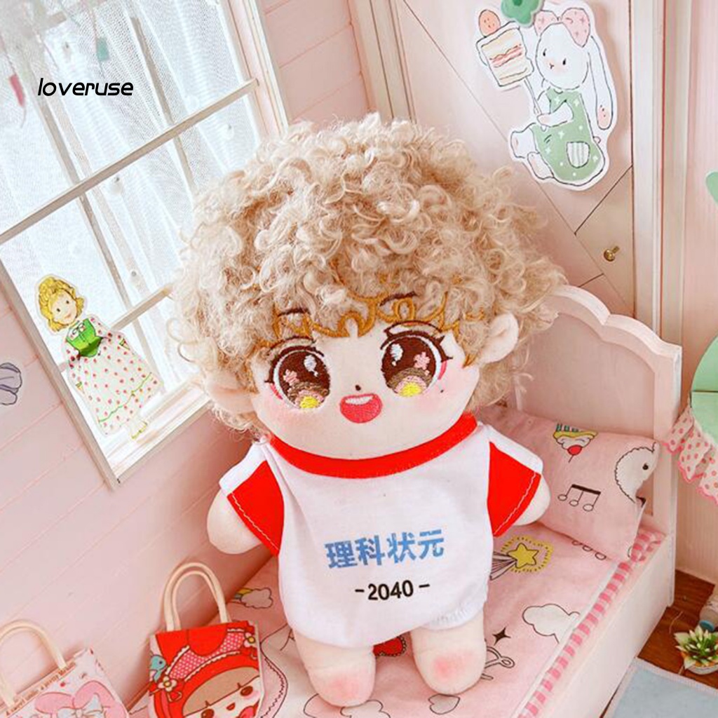 Áo Liền Quần Cotton 20cm Dễ Thương Cho Búp Bê