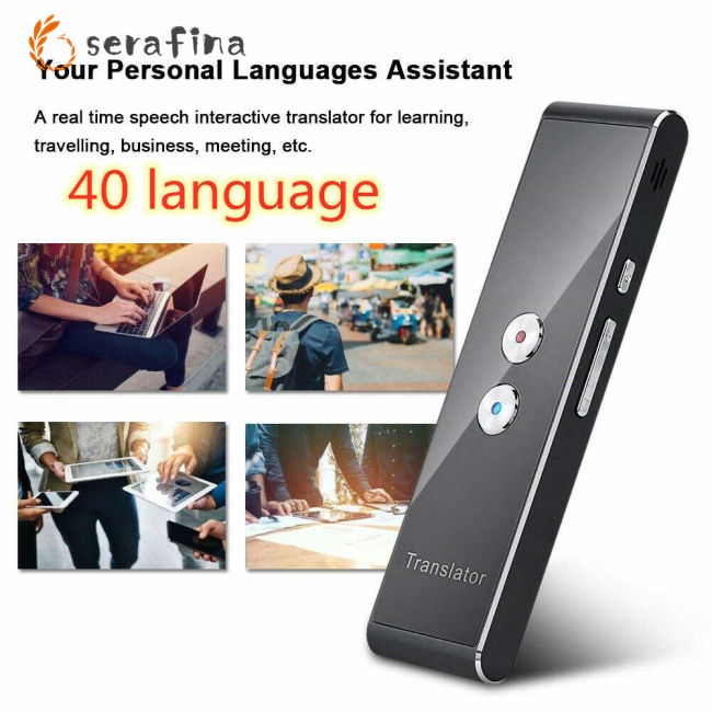 Máy Phiên Dịch Thông Minh RF 40 Ngôn Ngữ Và Phụ Kiện